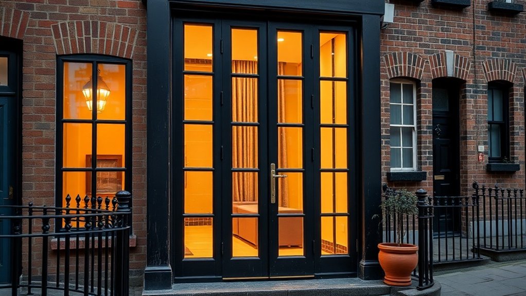 Glass Panel Doors Hampton