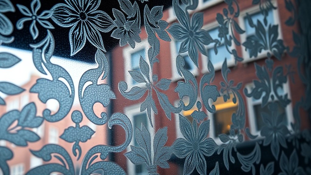 Patterned Decorative Glass Hampton