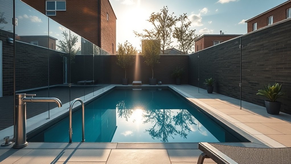 Pool Glass Fencing Hampton