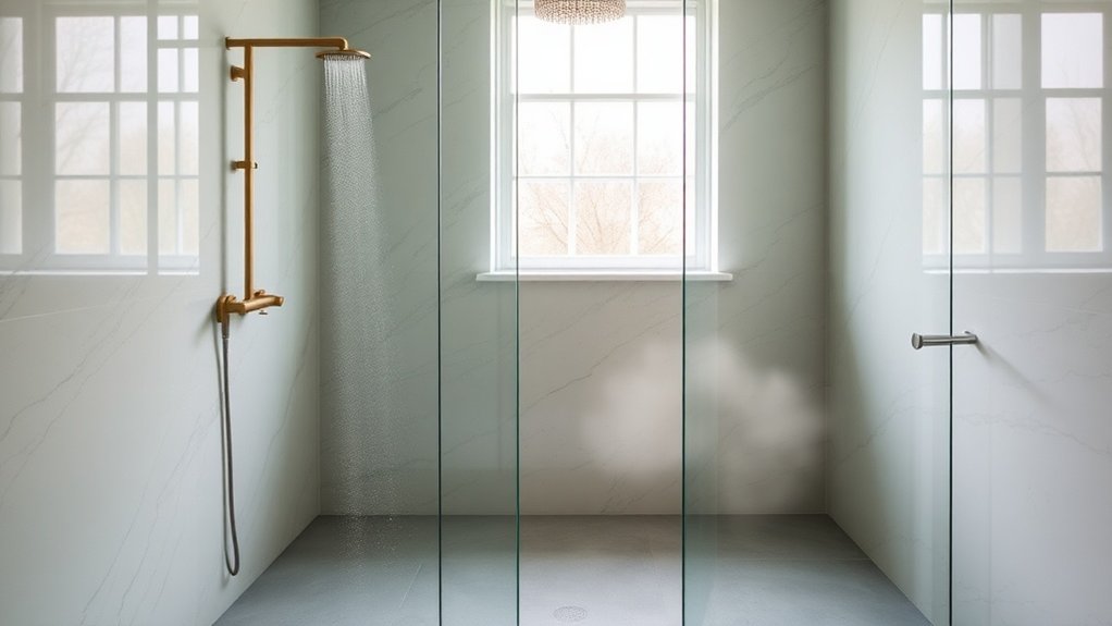 Wet Room Glass Panels Hampton